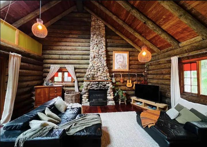 Coromandel Secluded Log Cabin Retreat Hikuai Zewnętrze zdjęcie
